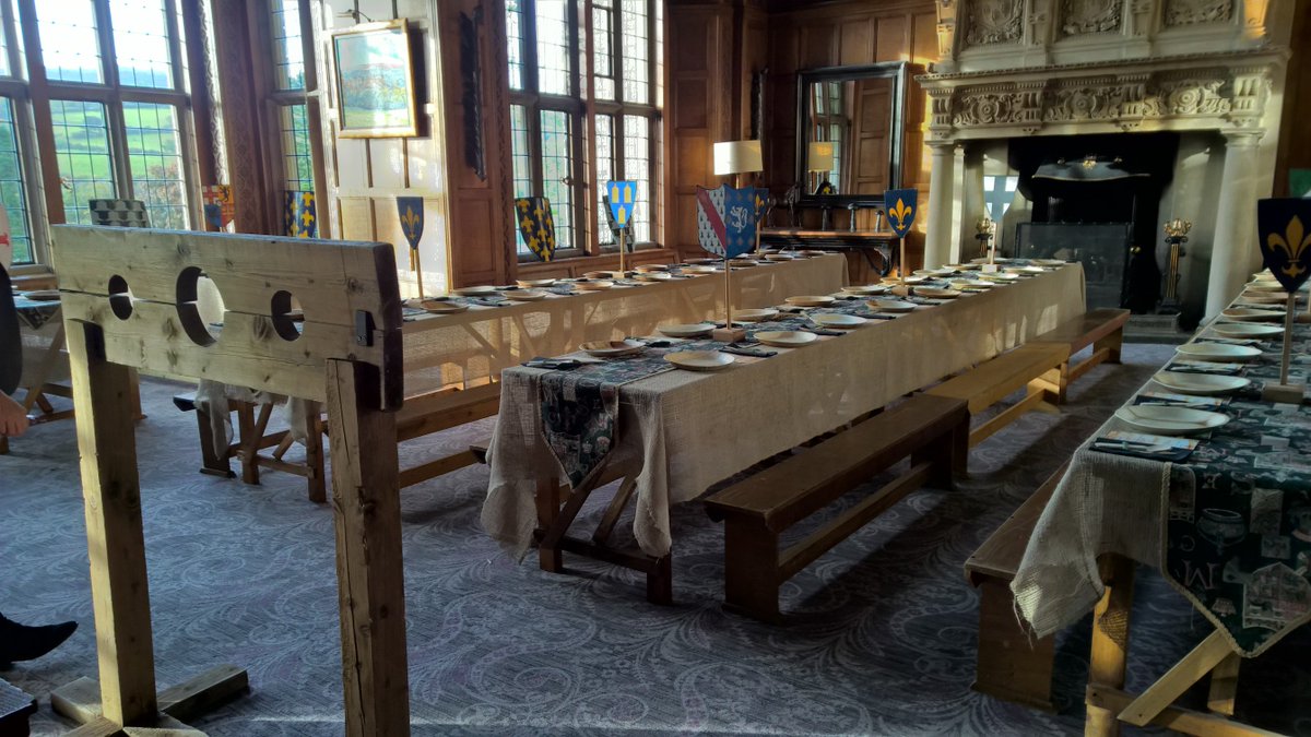 #Medievalbanquet how fitting for the Cathedral room.