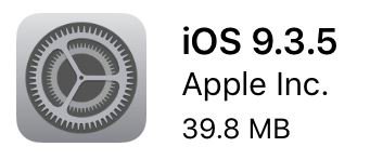 iAppleBytes's tweet image. So 36 days after the release of iOS 10, iOS 9.3.5 is still being signed by Apple. #iOS935 #iPhone. Interesting.