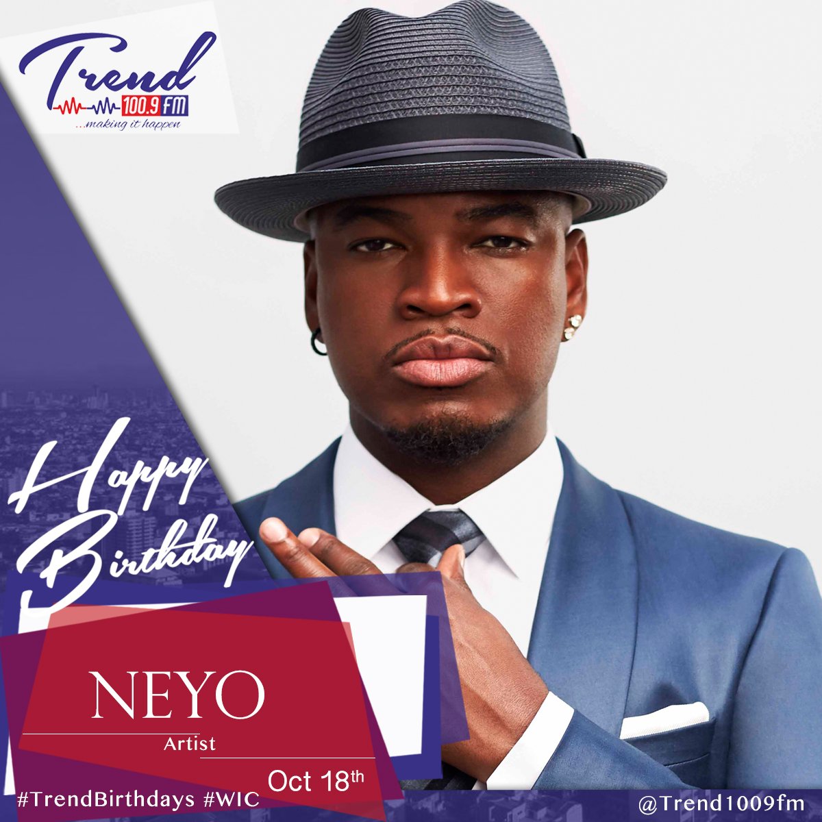trendfm1009's tweet photo. #HappyBirthdayNEYO @NeYoCompound #TrendBirthdays #WIC #TrendStar https://t.co/N1P4NyZwyM
