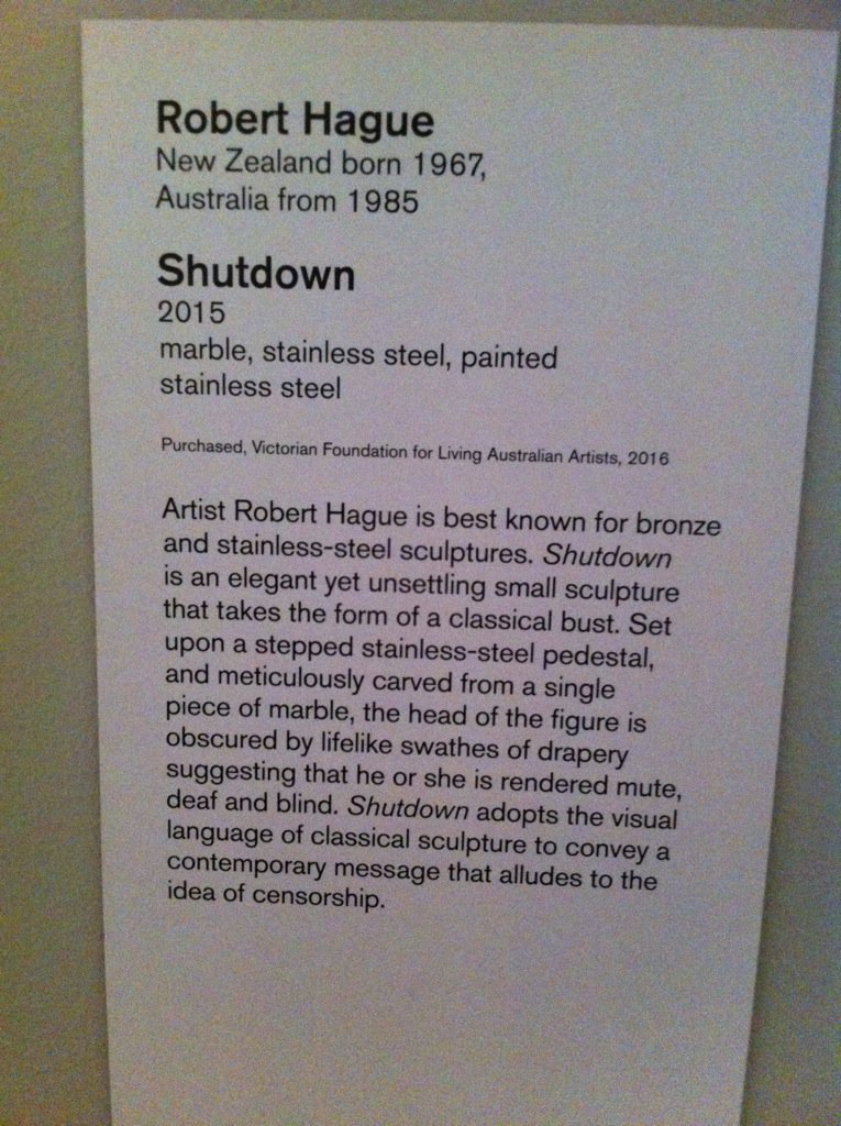 skiourophile's tweet photo. #classicalreception - Robert Hague's 'Shutdown', 2015 @NGVMelbourne #Ozclassics https://t.co/xC1OuOU3pS