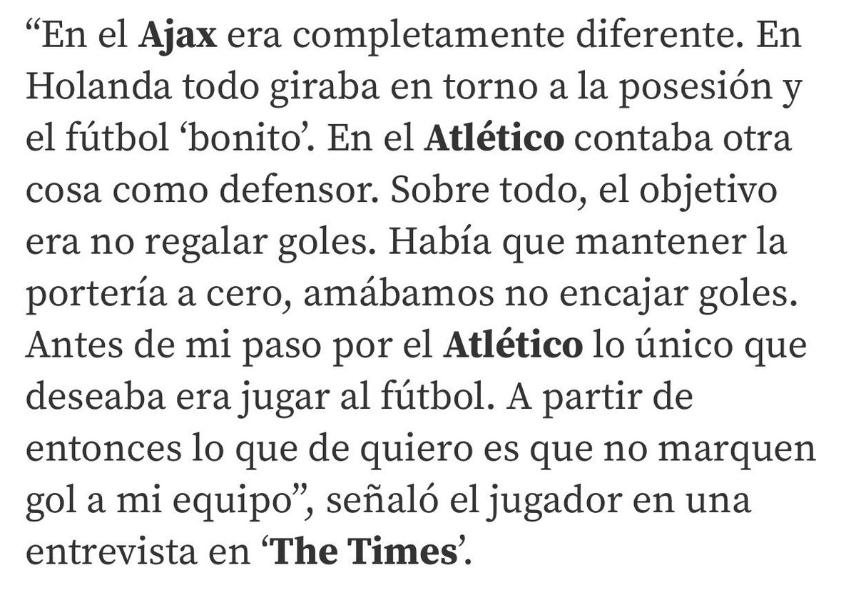 RafyAtm17's tweet photo. .@AlderweireldTob: "En el Atlético amábamos no encajar goles" "Tácticamente, Simeone, es el mejor entrenador que he visto" https://t.co/nZQgaEOGwa