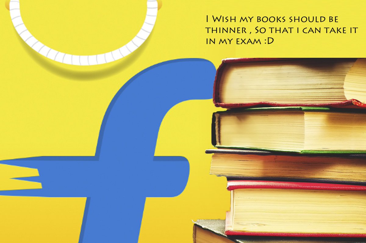 RohitRishi3's tweet photo. @Flipkart I Wish my books should be 
thinner , So that i can take it
in my exam :D #MotoZonFlipkart https://t.co/7EIiiO0rfL