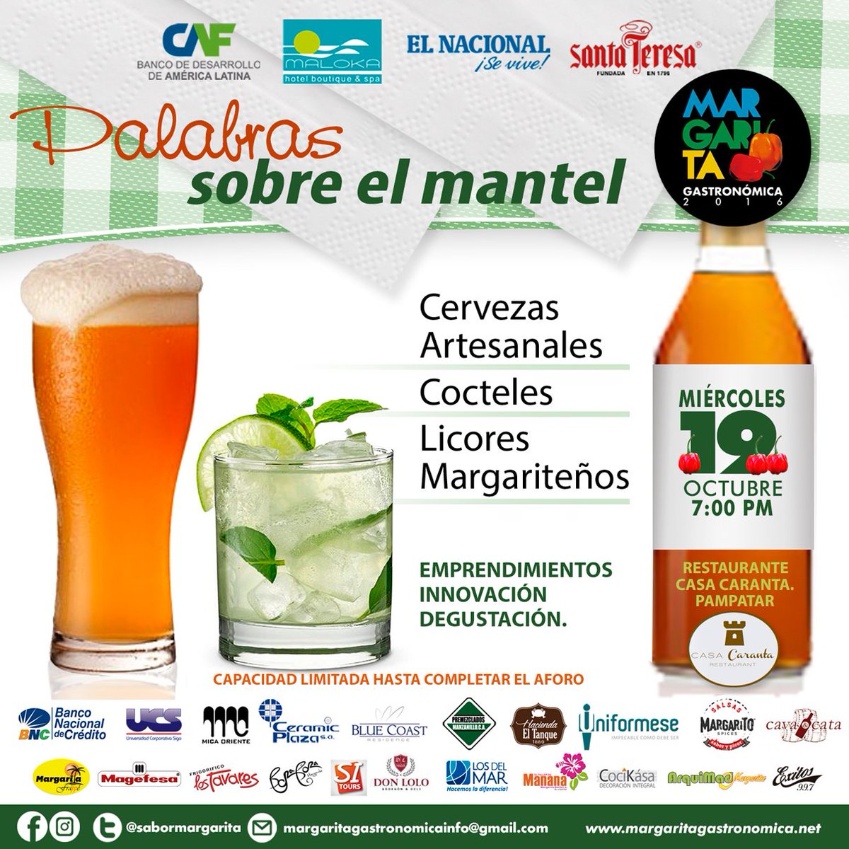 SaborMargarita's tweet photo. Así es la 4ta semana de #MG2016 https://t.co/QS5JvbEARf