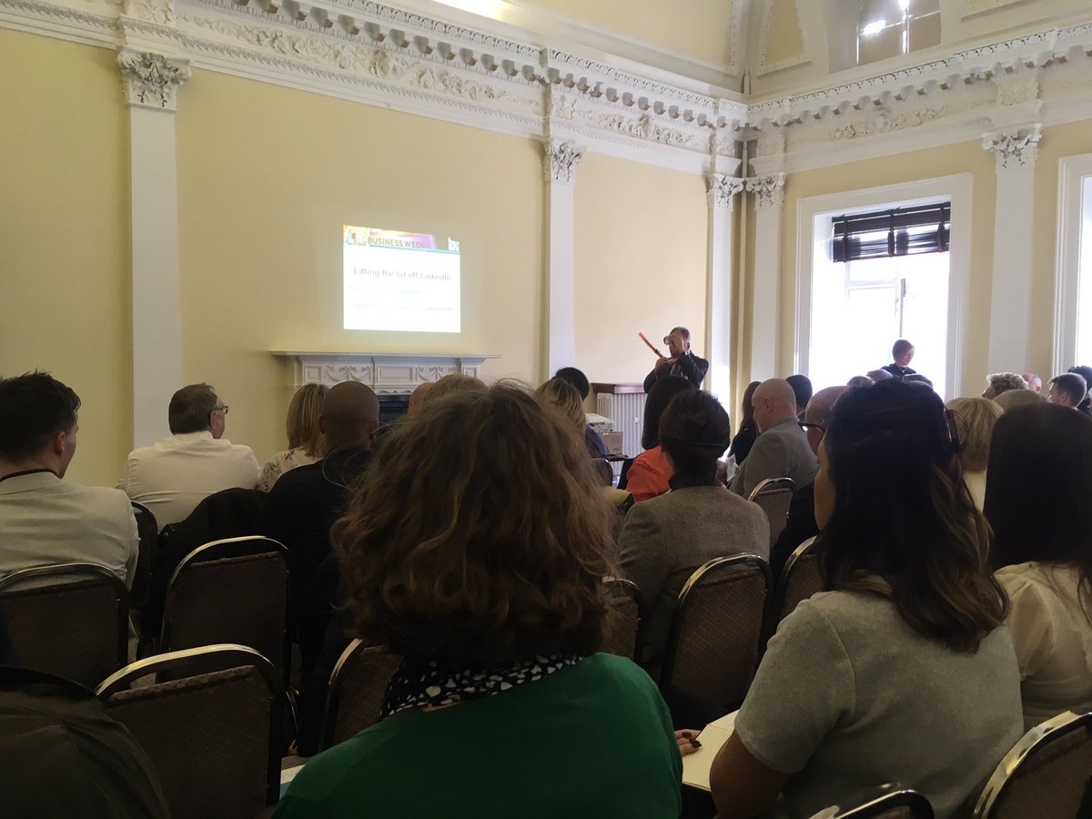 lindasfjones's tweet image. .@NigelCliffe great presentation 👍🏼loved to learn more on how to promote our #visuallyimpaired #iCare project &amp;amp; #O2SmallTalks #LeedsBizWeek