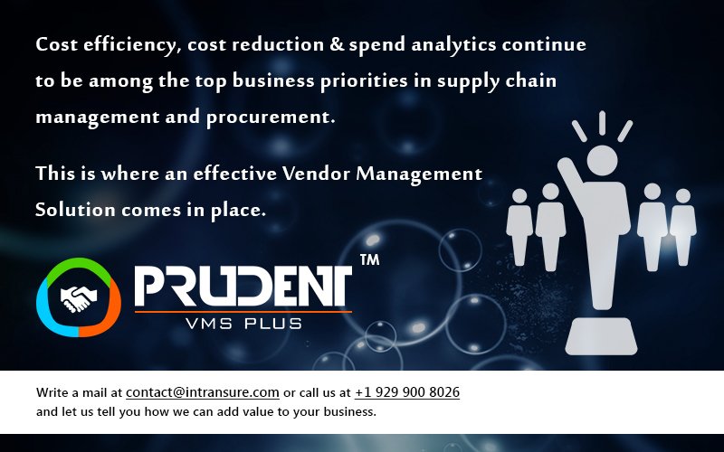 intransure's tweet image. #PrudentVMSPlus #VendorManagementSystem #VendorManagementSolution goo.gl/WKSO4X