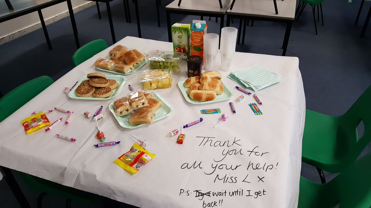 MissJLud's tweet photo. Tutor group breakfast time as they are the ones who made all the #TLT16 goodie bags....wonder how much will go by the time I return... https://t.co/XhGyYgGBuO