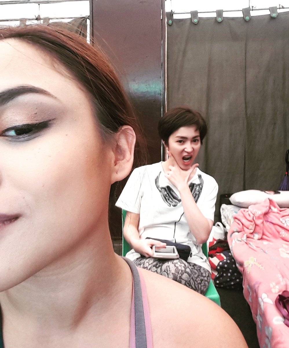 kimsmolina's tweet photo. My jowa for today. 😎💜😂🎬🎥 #kimkat https://t.co/kntQXJ50oh