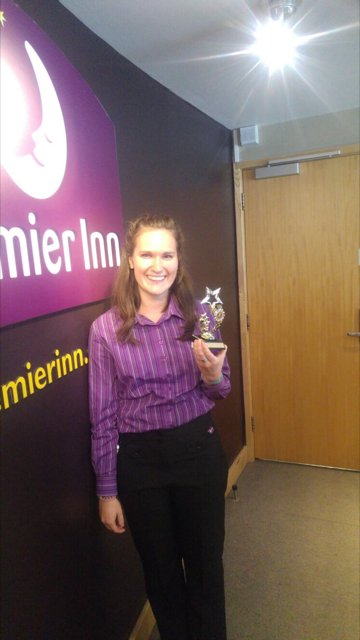 Exceptional Team Member Award Goes To Sophie!! <a href="/WeAreSUGM/">WeAreSUGM</a> <a href="/SDEBDD/">simon ewins</a> @sarahvfrost1 <a href="/smmottram/">Sam Mottram</a> @WhitbreadPLC <a href="/premierinn/">Premier Inn</a>