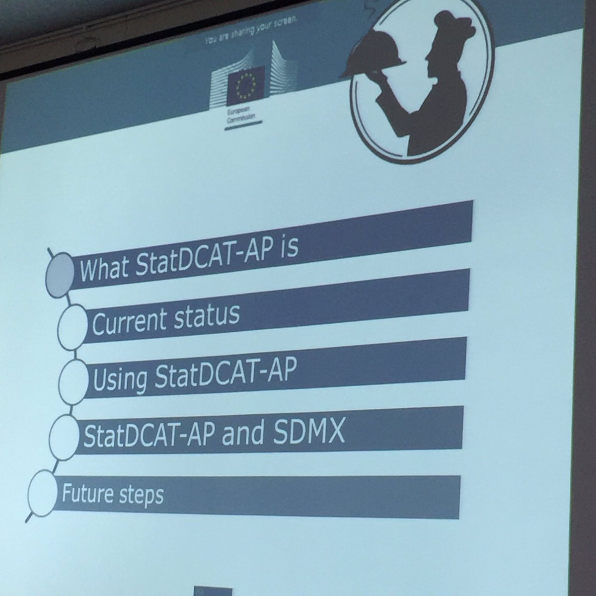 kalampokis's tweet image. .@EU_ISA2's #StatDCAT application profile is presented in #SemStats #ISWC2016 #Statistics #OpenData #LinkedData