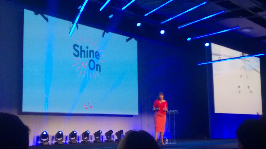 ILivesey's tweet photo. Let the day begin @RetailConf_TUI #tui #portaventura #shineon #Salou #costadorada https://t.co/AzOuyGHACe