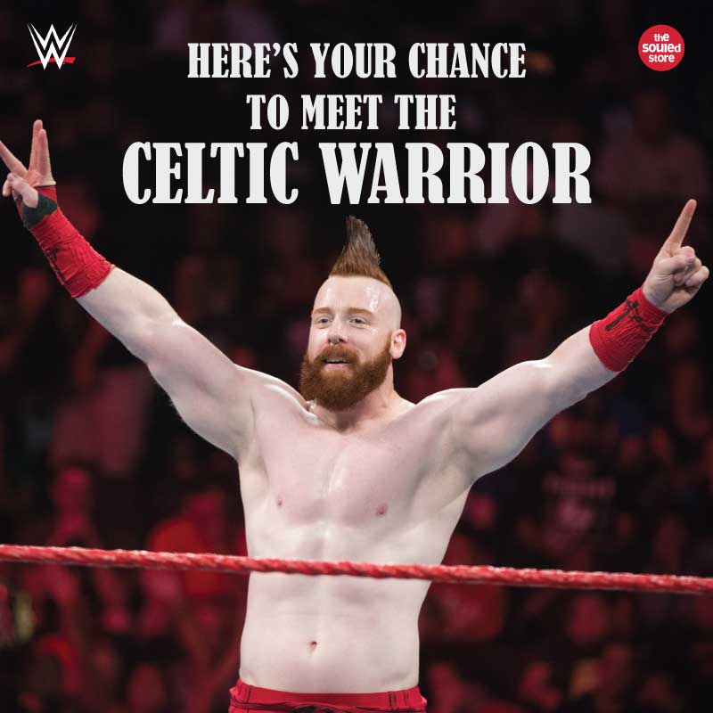 thesouledstore's tweet photo. Are you ready to meet your favourite @WWEIndia werstler @WWESheamus ! Head on over to our FB/ IG page to participate. #TssTakeover /RT https://t.co/iGBHzX8QGH