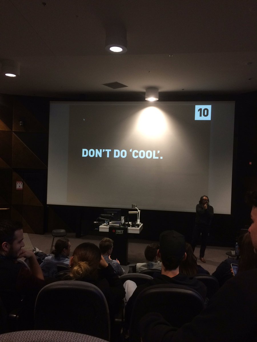 007Doogz's tweet photo. Don't do cool @ChrissyLourey #talkshoprmit https://t.co/Fk9T7x1zEP