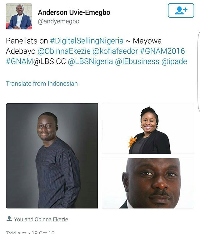 SupermartNG's tweet photo. Our Co-founder @kofiafaedor will be speaking at @lbsnigeria today on #Eretail and #Ecommere. #Supermartng #CEO #SupermartAt2 https://t.co/QXscsXBgzL