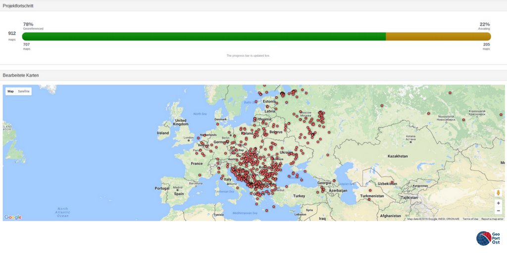 #GeoPortOst: Last 22% of maps from eastern and south-eastern Europe are still ungeoreferenced! Go to geoportost.georeferencer.com/random and help