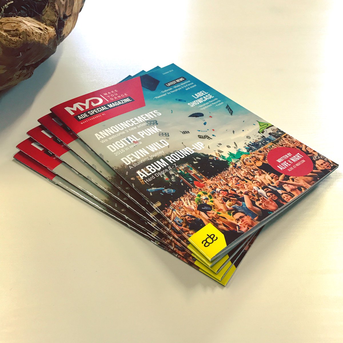 Who's ready for <a href="/ADE_NL/">AmsterdamDanceEvent</a>? 

Grab our latest #ADE16 Special Magazine (written by <a href="/AANmedia/">Alive at Night</a>) at <a href="/HardDanceEvent/">Hard Dance Event</a> on Thursday!