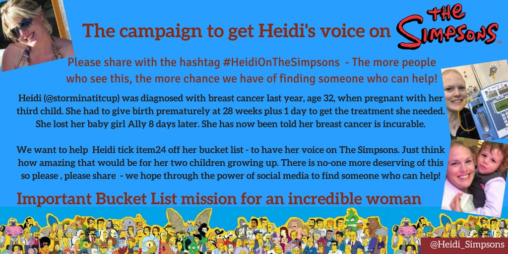 #HeidiOnTheSimpsons tweet media