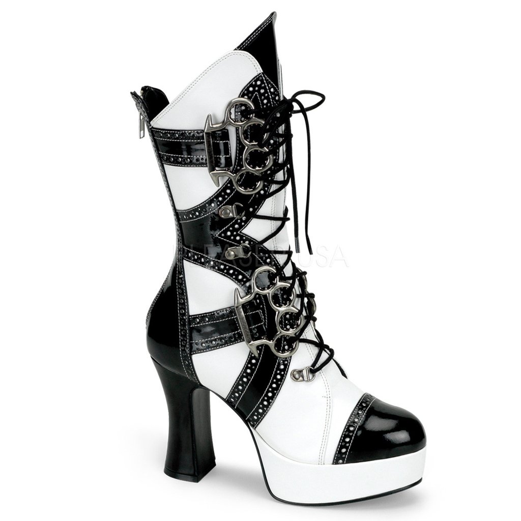 Crillers_Shoes's tweet photo. #EXOTICA1050 - #BlkWhtPat 4 inch Heel, Mafia, Gangster Shoes Brass Knuckle Boots full back zipper
Shop yours in https://t.co/8Hnd6xVFhg https://t.co/gTtCfLC0LT