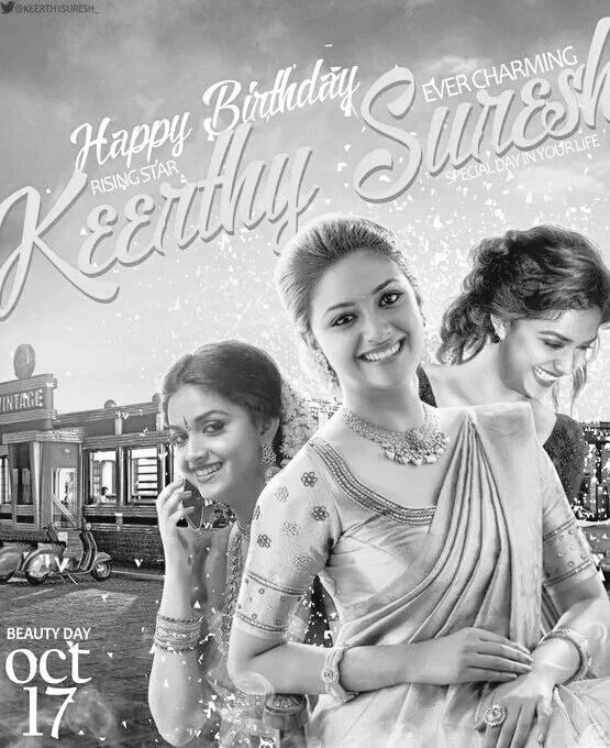 arawalea's tweet photo. Lnkan Fans...... keerthi HBD @arawalea  @KeerthiFansClub https://t.co/pzk5vc20Wt