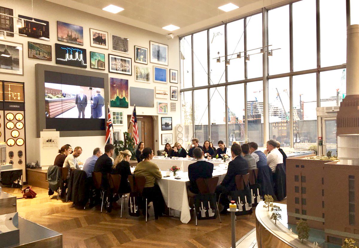 CreativeUK_News's tweet photo. Thank you everyone for another fantastic #UniqueBreakfast. @TFletcher in conversation with top creative industry figures @BatterseaPwrStn. https://t.co/KD3VCW1S0B