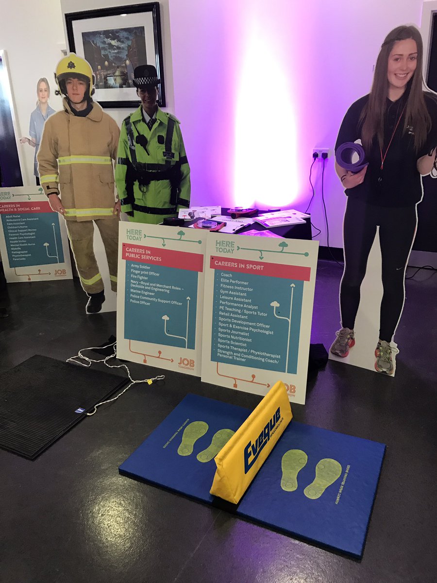 FC_Active's tweet image. We are promoting sport &amp;amp; Public Sevices today at the #FurnessBigBang at @furness_college #speedbounce #jumpmat #gripstrength