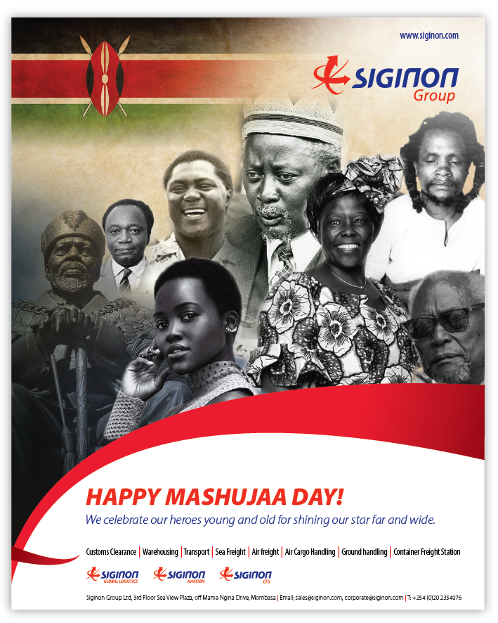 SiginonG's tweet image. Happy #MashujaaDay from all of us at #Siginon Group! #cargo