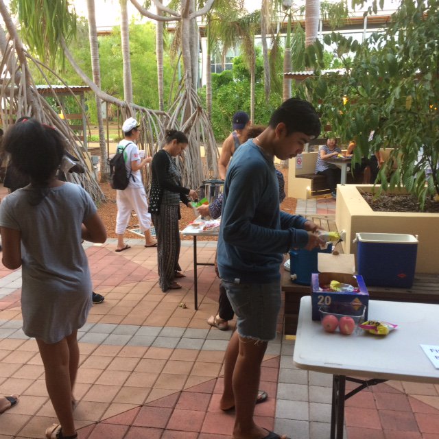CDUniLibrary's tweet photo. We're here in the Library courtyard for Revive and Survive from 6:30-7:30 tonight. Come by for a break and some food &amp; drinks. https://t.co/gSZEAJ7T0V