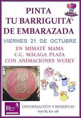 malagaplaza's tweet photo. ¿Quieres compartir tu #embarazo con otras futuras mamás? Ven mañana viernes 21 al Taller de Pintar Barriguitas de @MimateMama #MálagaPlaza https://t.co/1HfDWObRow