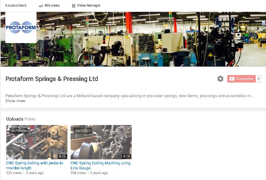 Protaform's tweet image. Are you subscribed to our #YouTube Channel?!

youtube.com/channel/UCcFwf…

#Protaform #Springs #Pressings #Wireforms #Videos #Channel #Subscribe