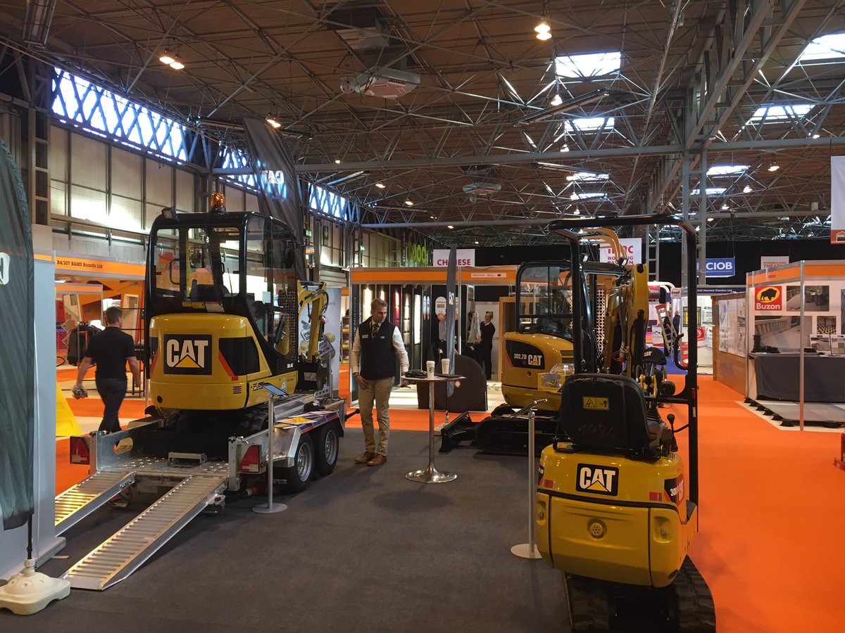 ChrisCollinsCAT's tweet photo. Stand B4/310 at the @UKConstruction week to see some serious machines! #builtforit #thinkbigbuysmall https://t.co/324O0bQ7GH