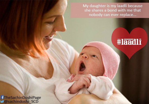 sachindoshi_SCD's tweet photo. Bonds that Parents have with Daughters are irreplaceable! #Laadli #ProjectLakshmi against #femalefoeticide https://t.co/lF1JW6HxbH