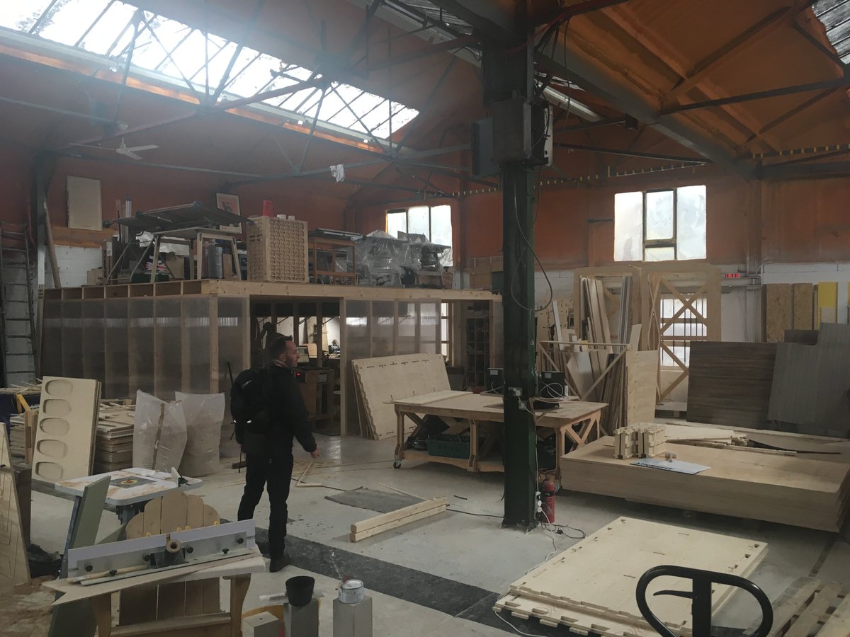 RUSS_LIVE's tweet photo. Thanks for last weeks tour @chopshopcnc - now to start some making ourselves! #RUSS #making #SSoA https://t.co/wvAJuJkBZX
