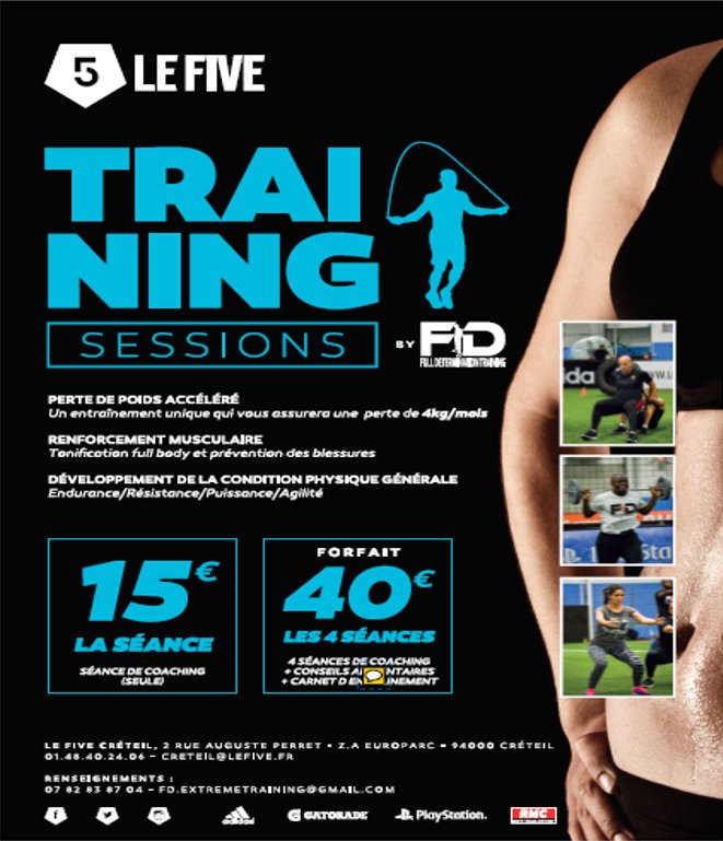 lefivefc's tweet photo. #LEFIVETRAINING c'est au #FIVECRETEIL et au #FIVEPARIS que ça se passe, des cours de remise en forme, musculation, pour tous les niveaux! https://t.co/RjrcfhyESB