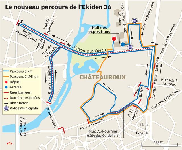 Changement de parcours pour l'Ekiden 36 mis en place par <a href="/ASPTT36/">ASPTT Châteauroux</a> et <a href="/nrchateauroux/">NR Châteauroux</a> > bit.ly/2dk8txI