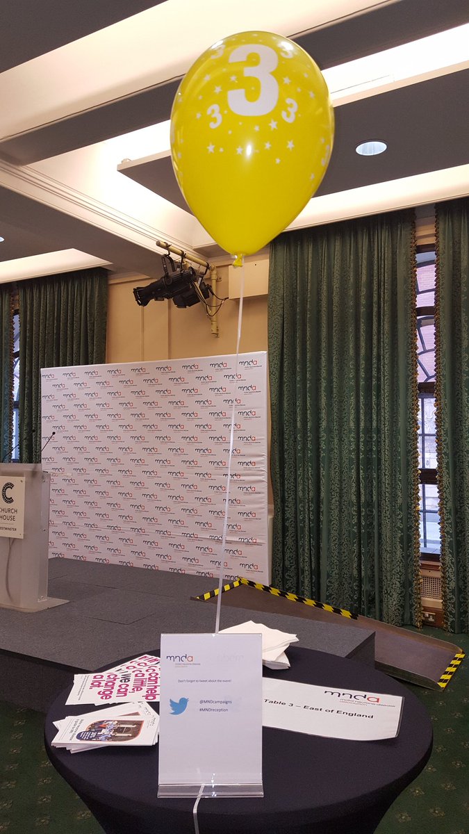 rachaelannemb's tweet photo. The @mndcampaigns team are all here and ready to welcome our #CampaignsContacts and branch&group volunteers frm across the UK #MNDreception๐ https://t.co/TDOvI9KOMv