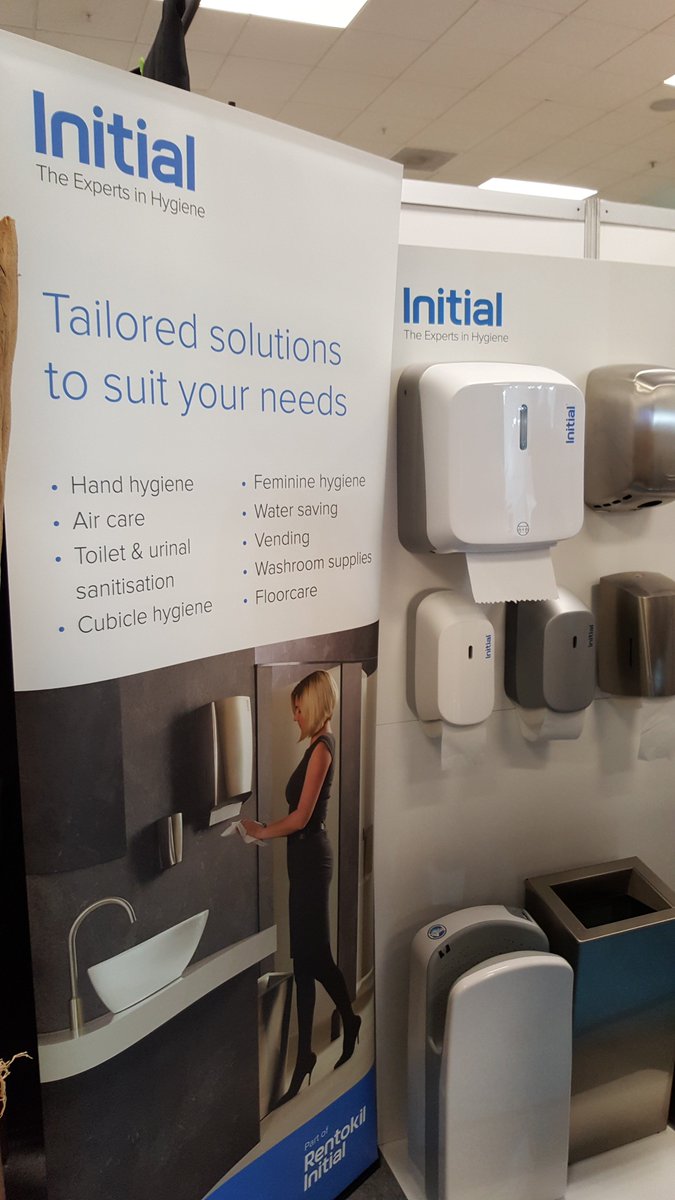 Initial_UK's tweet photo. Arrived and all set up at this year's @IndHotelShow, Make sure to come visit us at stand 248! #IHS16 #TheHygieneExperts https://t.co/0CB9wOspyZ