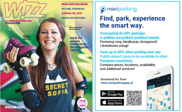 ekinnolab's tweet photo. Have you seen #naviparking advertisement in the latest @wizzair magazine? Check it out: https://t.co/IS6oWk3F70 https://t.co/ZMKIvJxEQz