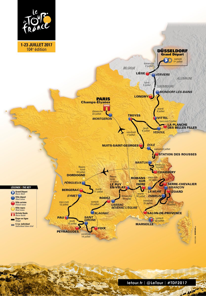 Ya es oficial Le tour de France