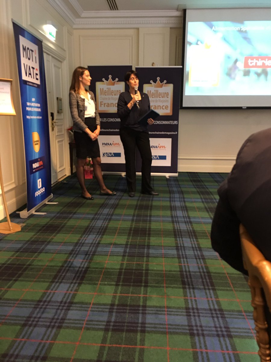 Webshopdelannee's tweet image. Prix "Alimentation Spécialisée et Surgelés" remporté par Thiriet #newim #webshopdelannee @mchainemagasins #thiriet