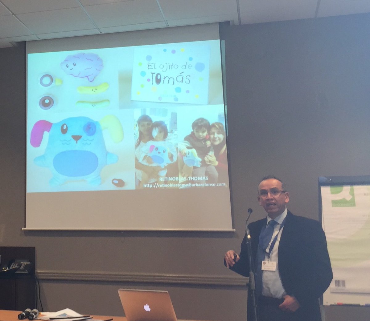 HDimaras's tweet photo. Elojito de Tomas helps #retinoblastoma patients in #Mexico learn to care for their prosthetic eye 2016 @1rbworld meeting #dublin https://t.co/Ng9FQaDhLO
