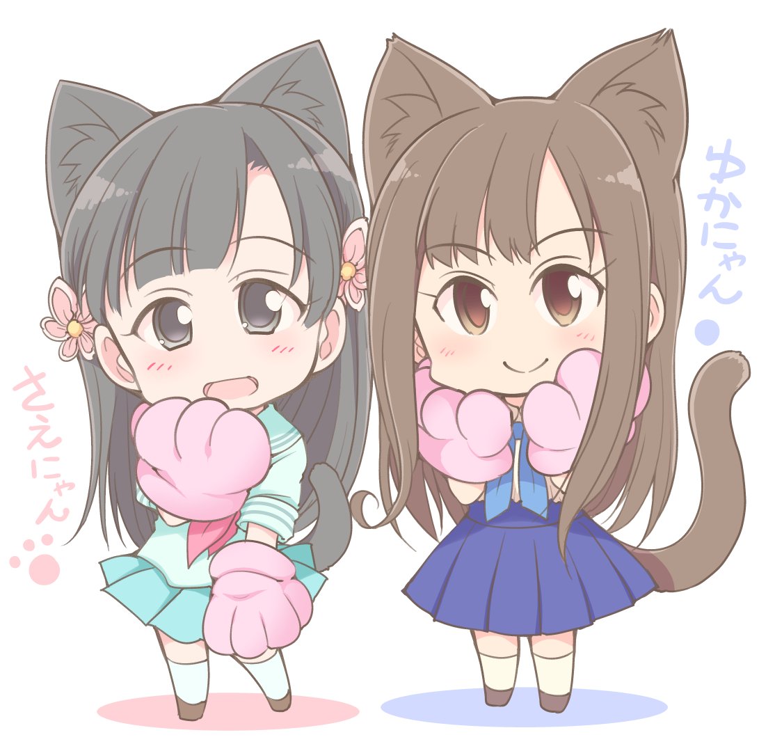 تويتر セレビィ量産型 على تويتر シンデレラガールズらくがき 水本ゆかりニャン 小早川紗枝ニャン ネコネコカワイイヤッター T Co Pifh6bovxr