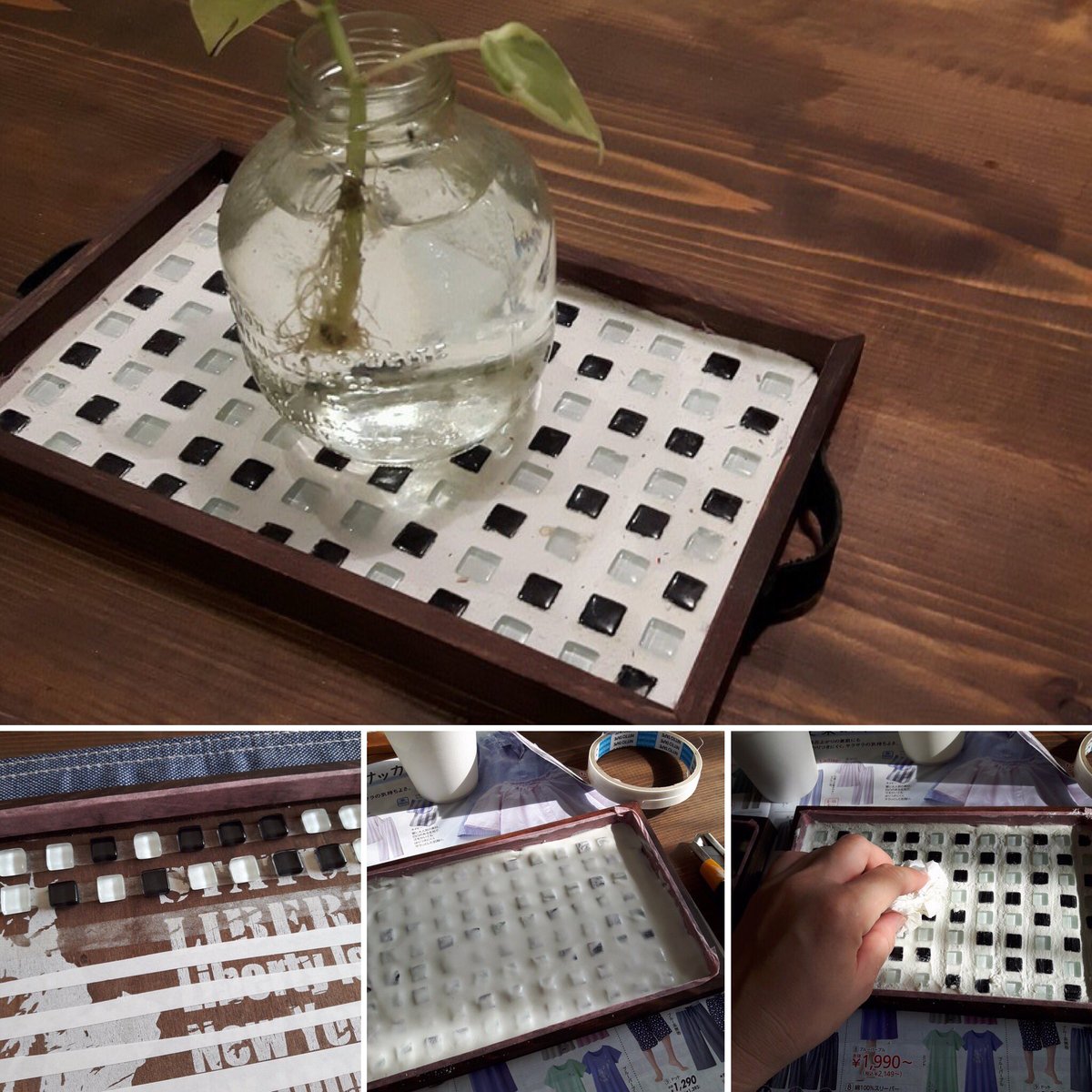 Diyレシピ共有サイトdiyrepi Twitterissa タイルで簡単 カフェトレイ ダイニングテーブルのアクセントに作ってみてはいかがですか Mono Tetoteさんの Diyレシピ 詳細はサイトで T Co M4jkkpugo4 Diy Diyrepi Diy女子 タイル カフェトレイ