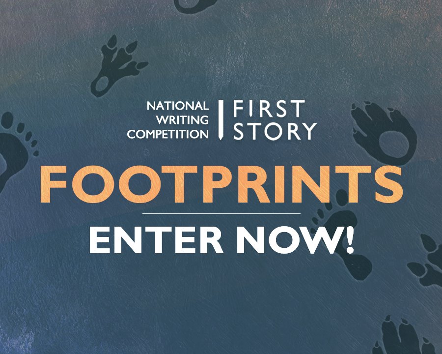 Be it a poem, short story, play or anything you fancy –we want to hear it– enter our #NationalWritingCompetition firststory.org.uk/footprints/