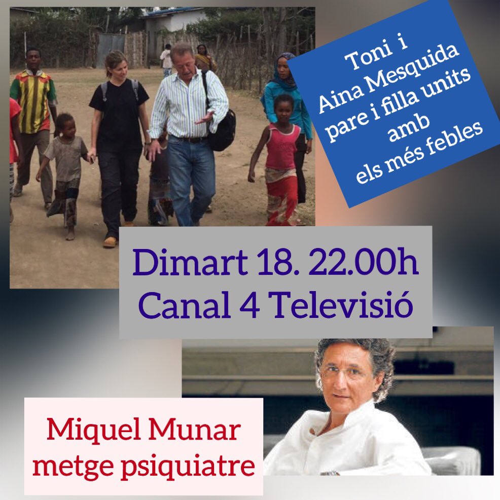 fibwi's tweet photo. @MiguelAAriza entrevista a Toni i Aina Mesquida de l'ONG #LlevantEnMarxa. Tindrem a Miquel Munar, psiquiatre. #PassatAl4 amb @TarongesNavel https://t.co/ko5aXb3ACZ