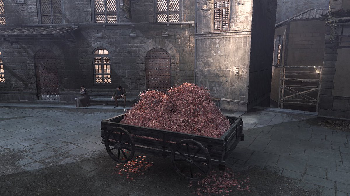 assassinscreed's tweet image. The landing is quite comfortable. A few splinters never stopped an Assassin @UbisoftVR