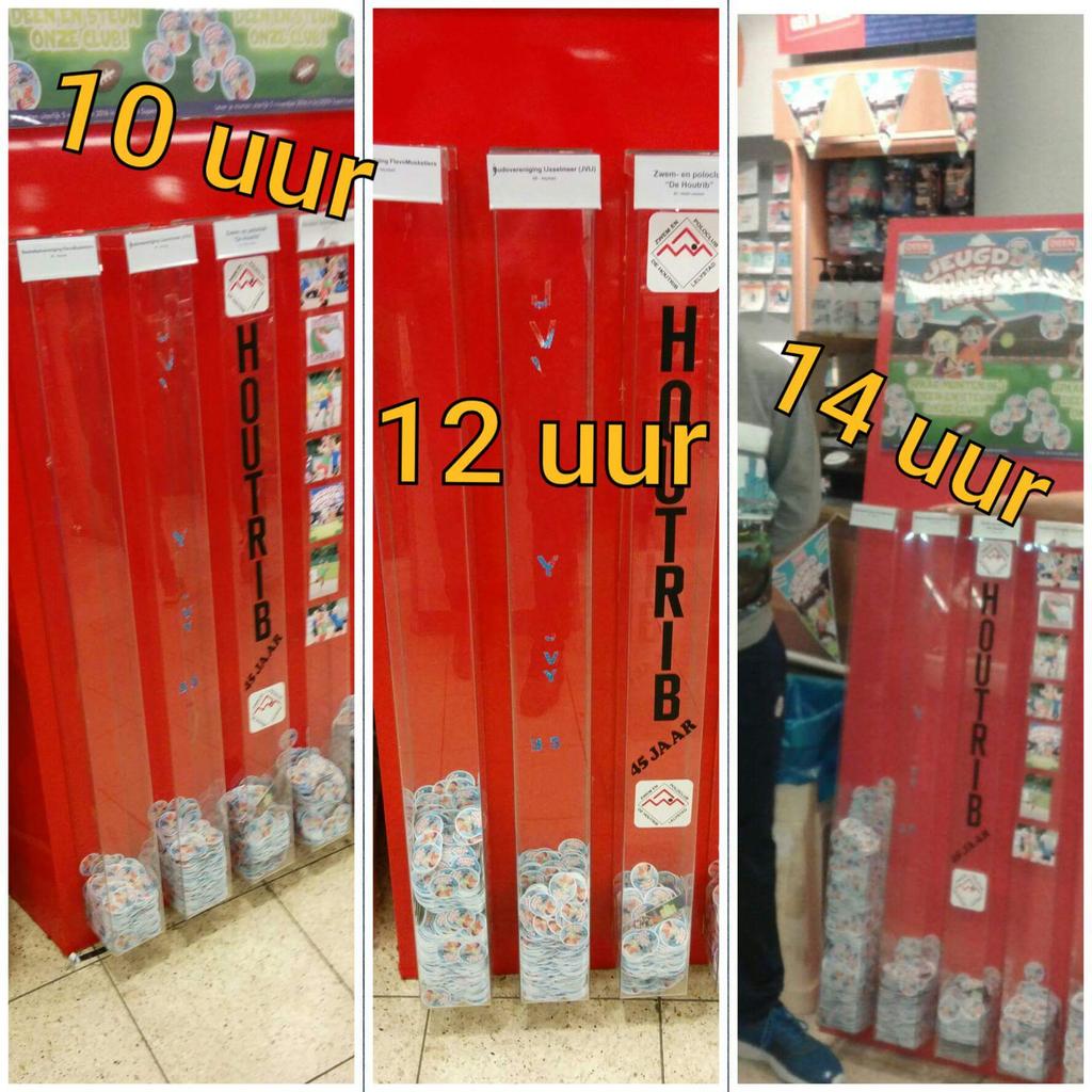 FlevoMusketiers's tweet photo. Er kunnen nog meer munten bij! @DeenSupermarkt #Lelystad. De linker koker is de enige juiste. Voor onze jeugd! https://t.co/JAQEmCiSFP