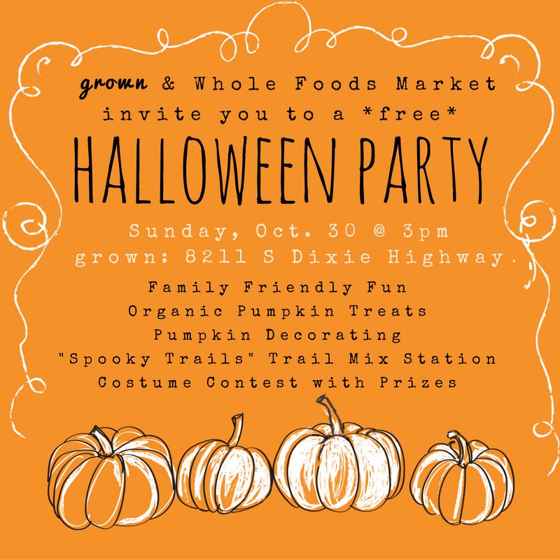 bcprsocial's tweet photo. Join us at @grownmiami for a family-friendly #Halloween party on Sunday, October 30! https://t.co/tg8LQ1sbVV