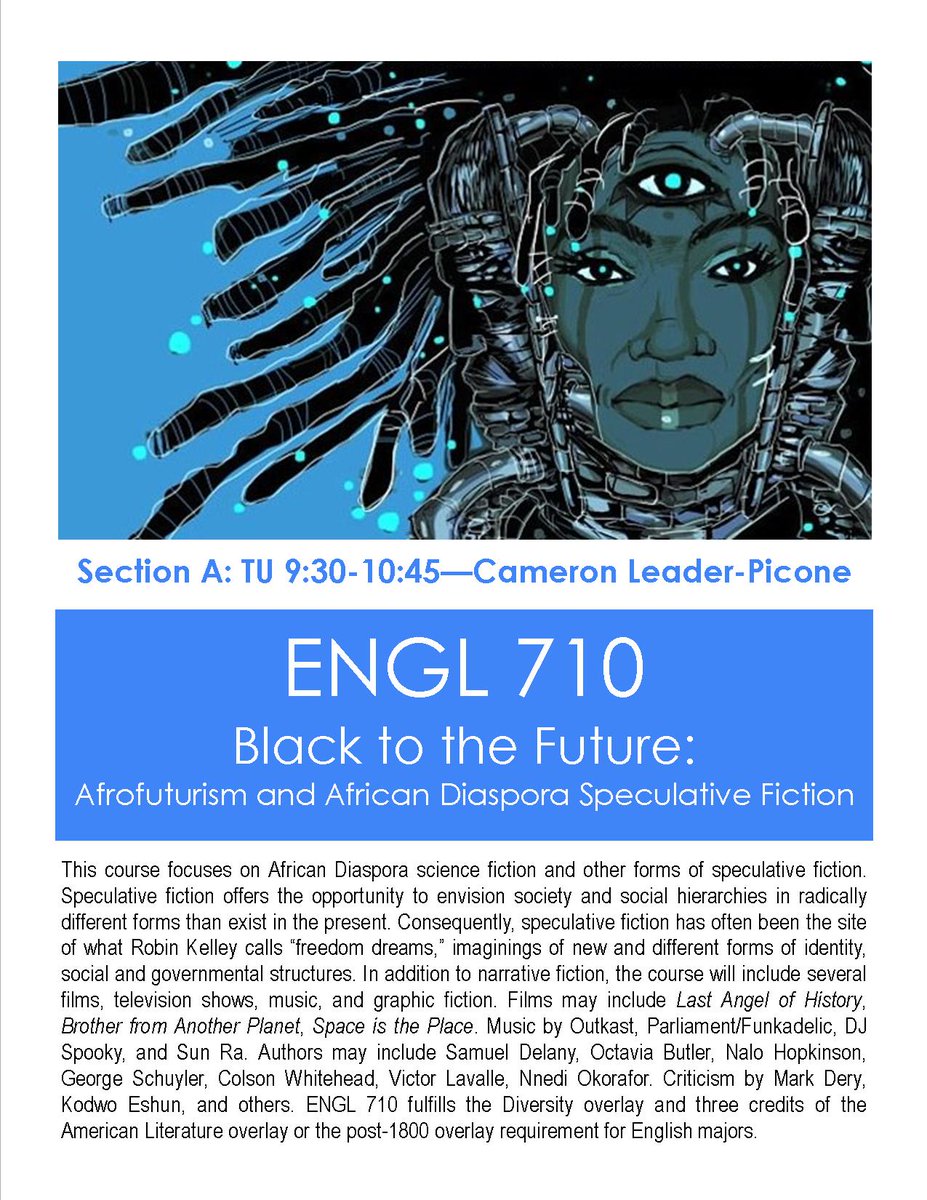 Spring 2017 preview: ENGL 710 "Black to the Future" w/Cameron Leader-Picone <a href="/KStateArtSci/">K-State Arts and Sciences</a> <a href="/ArtSciDiversity/">KSUArtSciDiversity</a> <a href="/ksubsu/">K-State Black Student Union</a> <a href="/camlp81/">Cameron L-P</a> @KStateDiversity