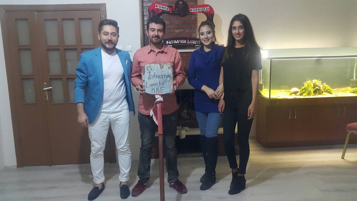 Fatma'nın Laneti ekibimize teşekkür eder #korku #korkuevi #konyakorkuevi
