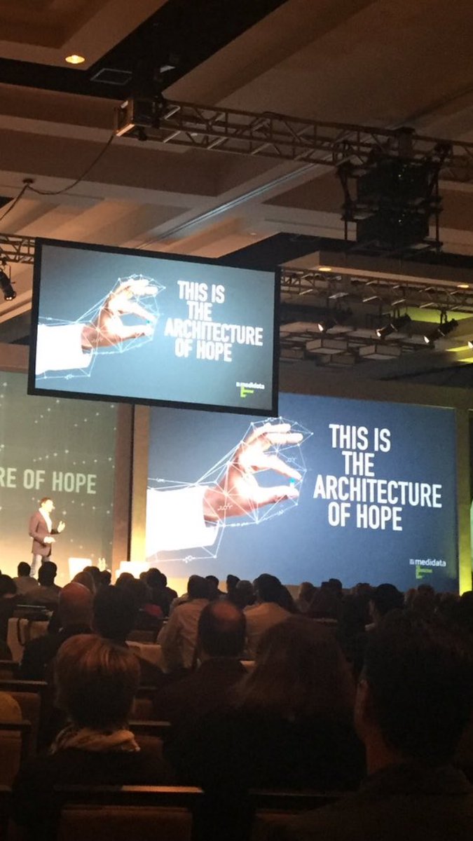 GregoryTSimpson's tweet photo. @CaptainClinical shares that @Medidata is the Architecture of Hope.  #MedidataSYM https://t.co/RiPtWjCg8m
