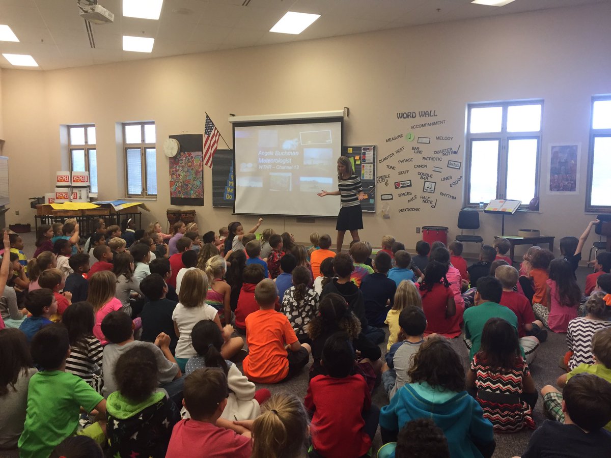 Thanks <a href="/angelabuchman/">Angela Buchman</a> for teaching <a href="/HPEPatriots/">Harrison Parkway</a> second graders about weather!